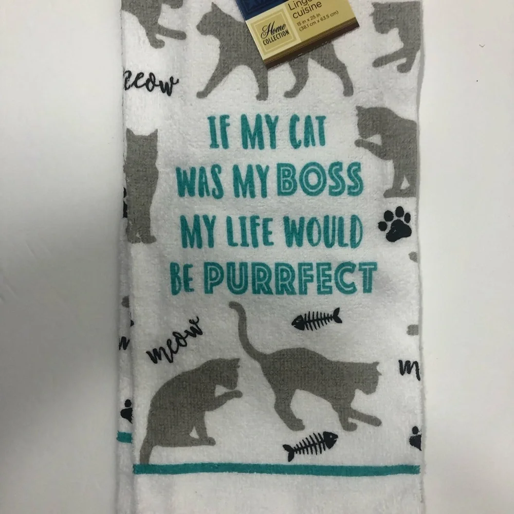 Cat Lover Kitchen Towel